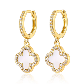 Klee Diamant Ohrringe